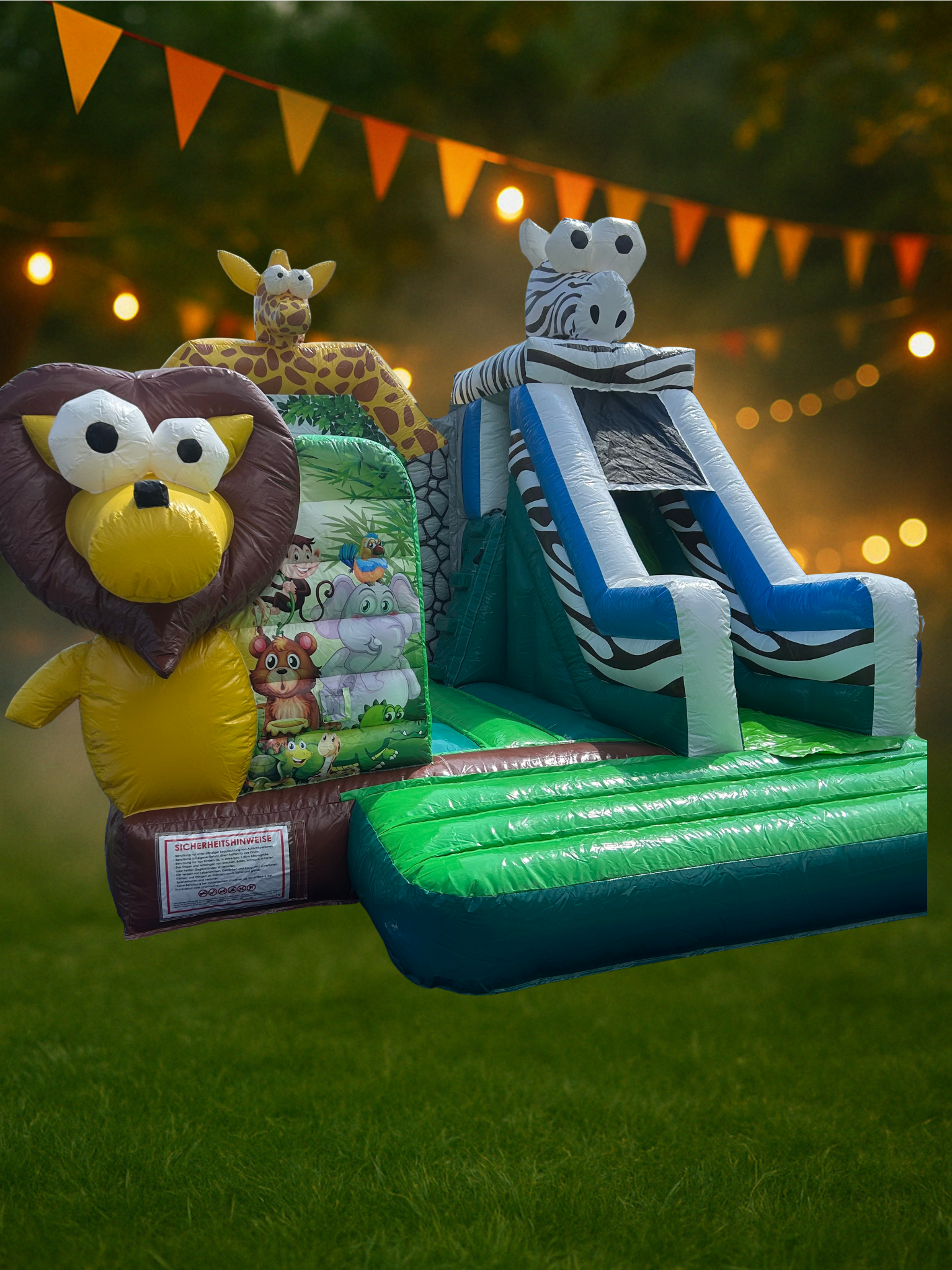 Hüpfburg Dschungel